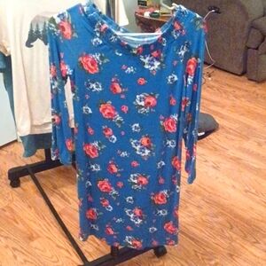 White fawn size large women dress